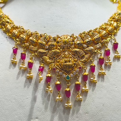 SOUTH INDIA 12.62gms NECKLACE 22K Yellow Gold