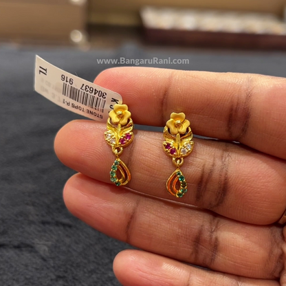 [make to order] 3.687gms EARRINGS 22K