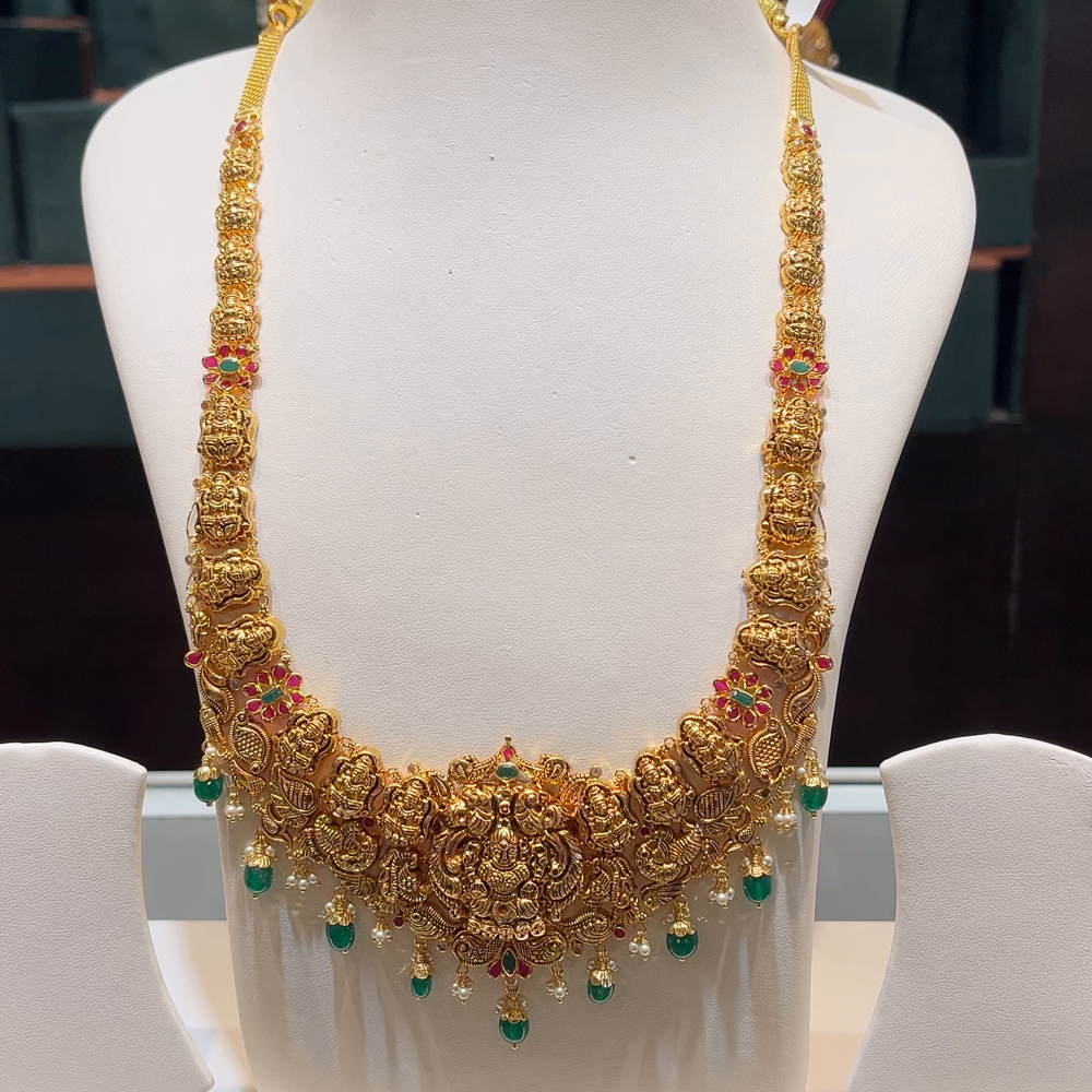 Chain Vasantha Haram Models Latest Gold Swathi Haram Latest Models