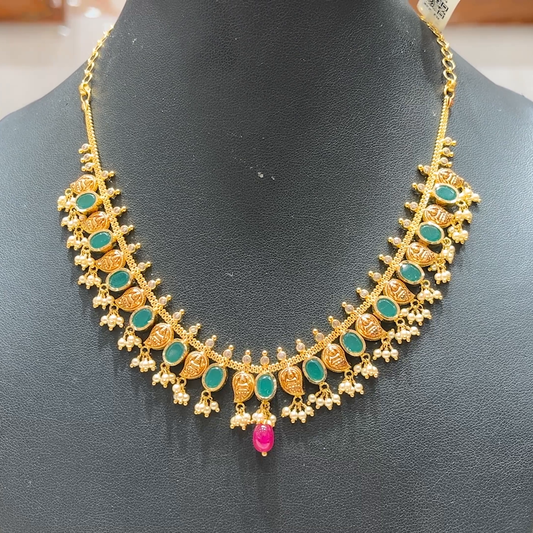 MUKUNDA JEWELLERS 19.114gms NECKLACE 22K Antique