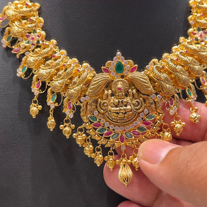 Chennai Shopping Mall 30.64gms NECKLACE 22K Antique