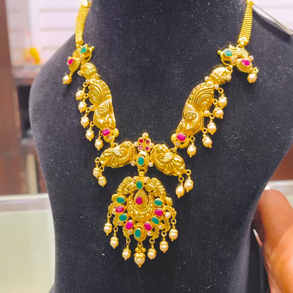 SOUTH INDIA 22.323gms NECKLACE 22K Yellow Gold