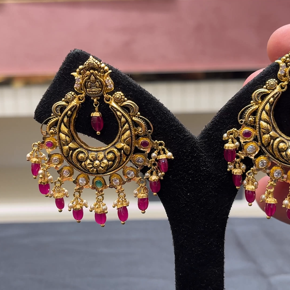 Anu Jewellers 19.979gms EARRINGS 22K Yellow Gold