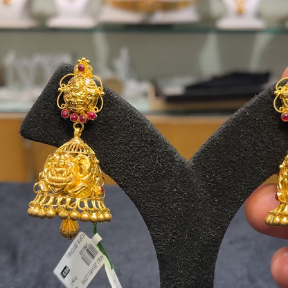 Anu Jewellers 15.51gms EARRINGS 22K Yellow Gold