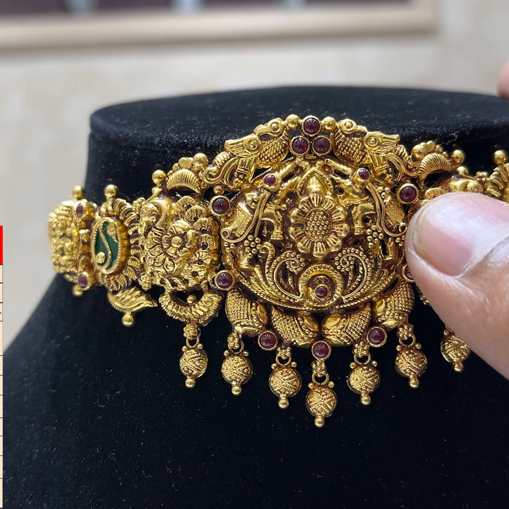 MUKUNDA JEWELLERS 21.094gms CHOKER 22K Yellow Gold