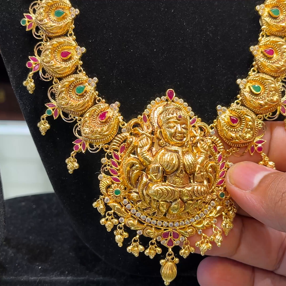 SOUTH INDIA 47.411gms HARAMS 22K Yellow Gold