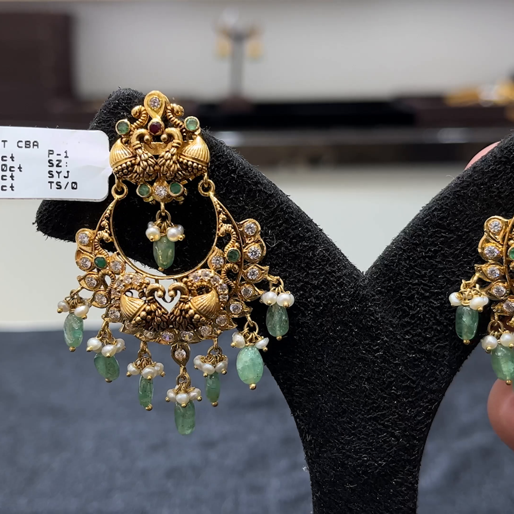 MUKUNDA JEWELLERS 22.57gms EARRINGS 22K Yellow Gold