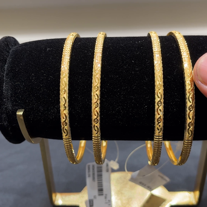 Anu Jewellers 16.324gms BANGLES 22K Yellow Gold