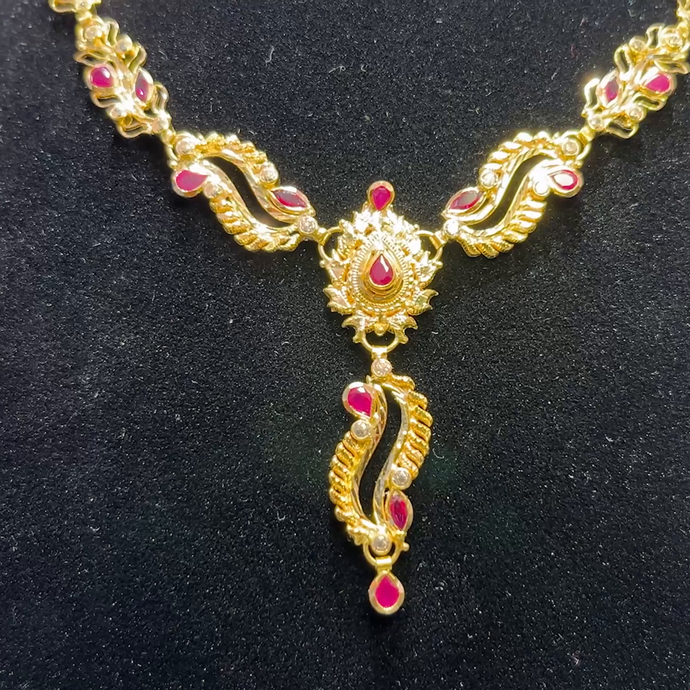 SOUTH INDIA 11.919gms NECKLACE 22K Yellow Gold