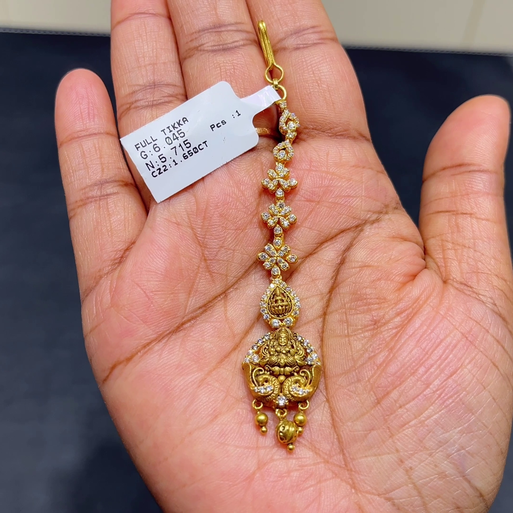 RS BROTHERS 5.715gms Papitabilla 22K Yellow Gold