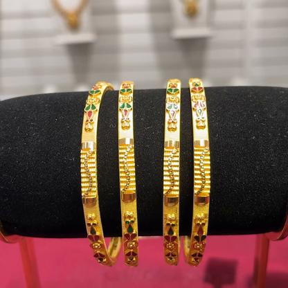 SOUTH INDIA 36.34gms BANGLES 22K Yellow Gold