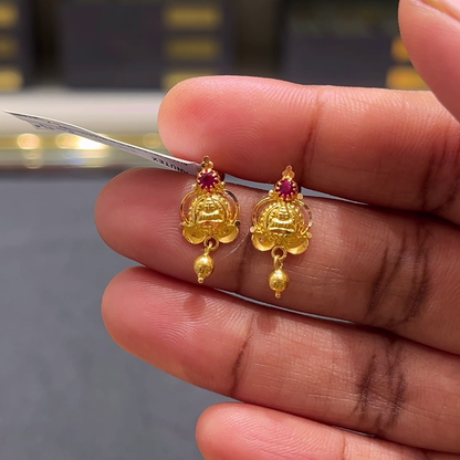 [make to order] 1.335gms EARRINGS 22K