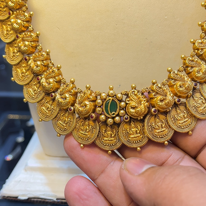 SOUTH INDIA 66.96gms HARAMS 22K Yellow Gold