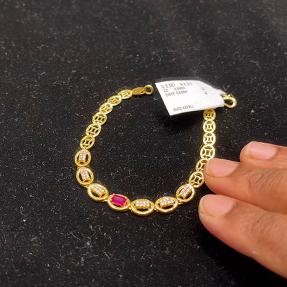 Anu Jewellers 6.317gms Bracelets 22K Yellow Gold