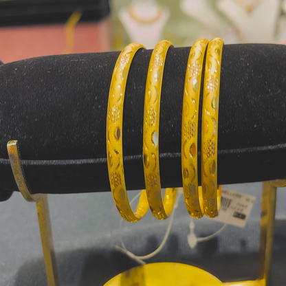 Anu Jewellers 13.9gms BANGLES 22K Yellow Gold