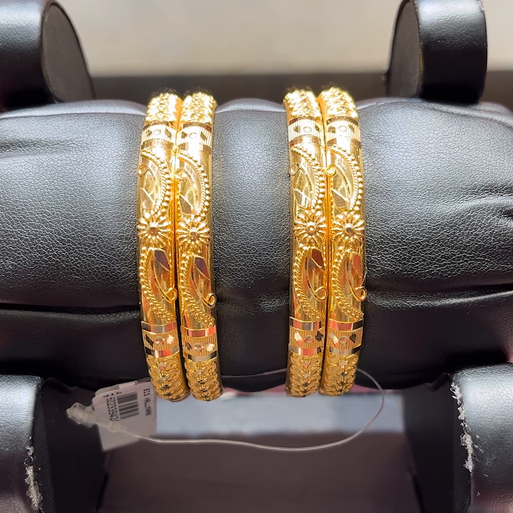 CMR 39.45gms BANGLES 22K Yellow Gold