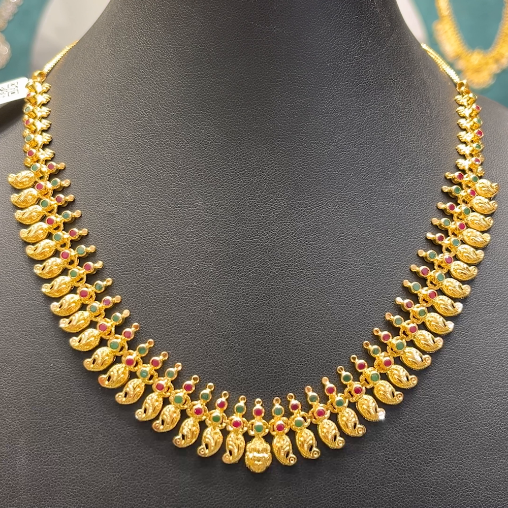 Chennai Shopping Mall 18.2gms NECKLACE 22K Yellow Gold