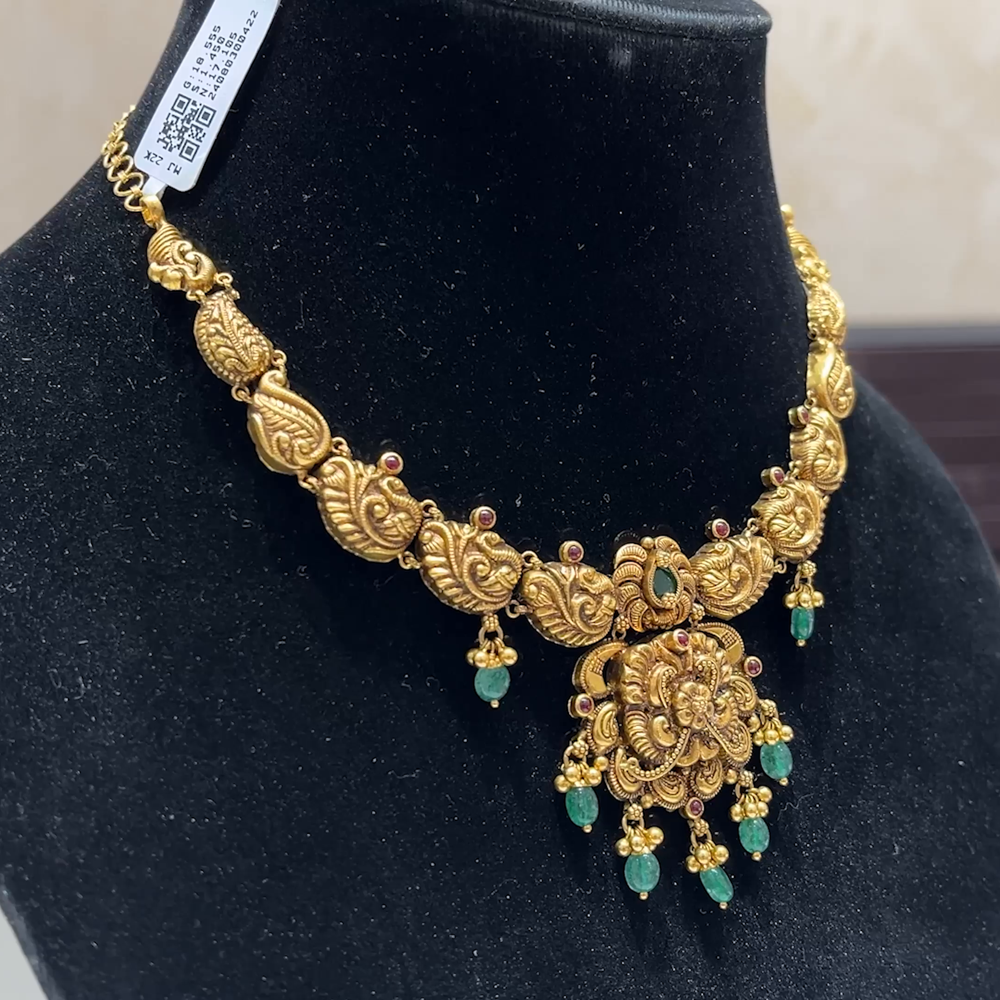 MUKUNDA JEWELLERS 17.105gms NECKLACE 22K Yellow Gold