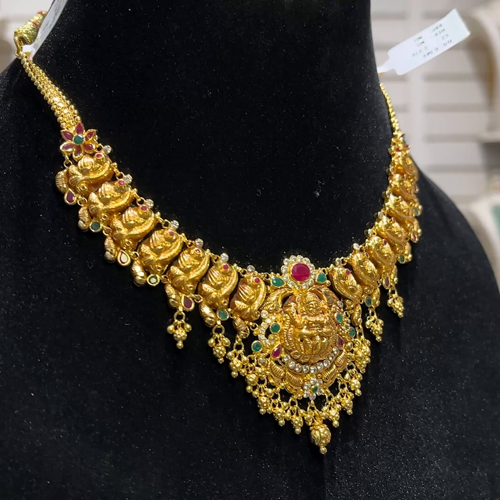 SOUTH INDIA 22.918gms NECKLACE 22K Yellow Gold