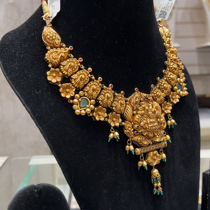 SOUTH INDIA 36.24gms NECKLACE 22K Yellow Gold