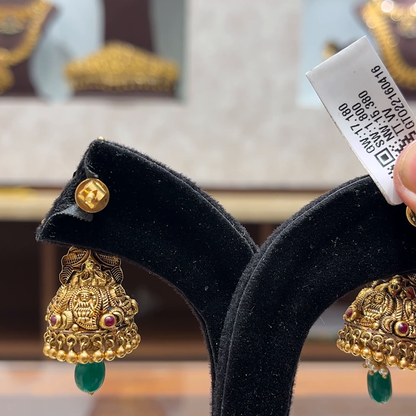 Chennai Shopping Mall 15.38gms EARRINGS 22K Yellow Gold