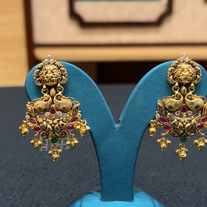 Chennai Shopping Mall 10.34gms EARRINGS 22K Yellow Gold