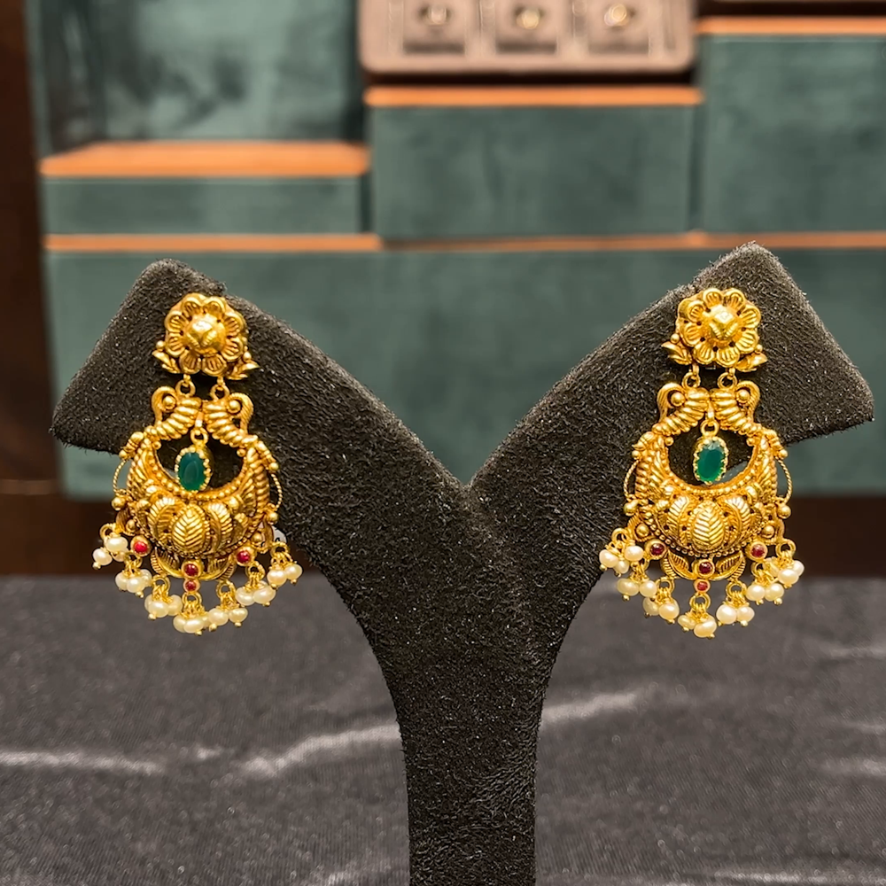 CMR 9.712gms EARRINGS 22K Yellow Gold