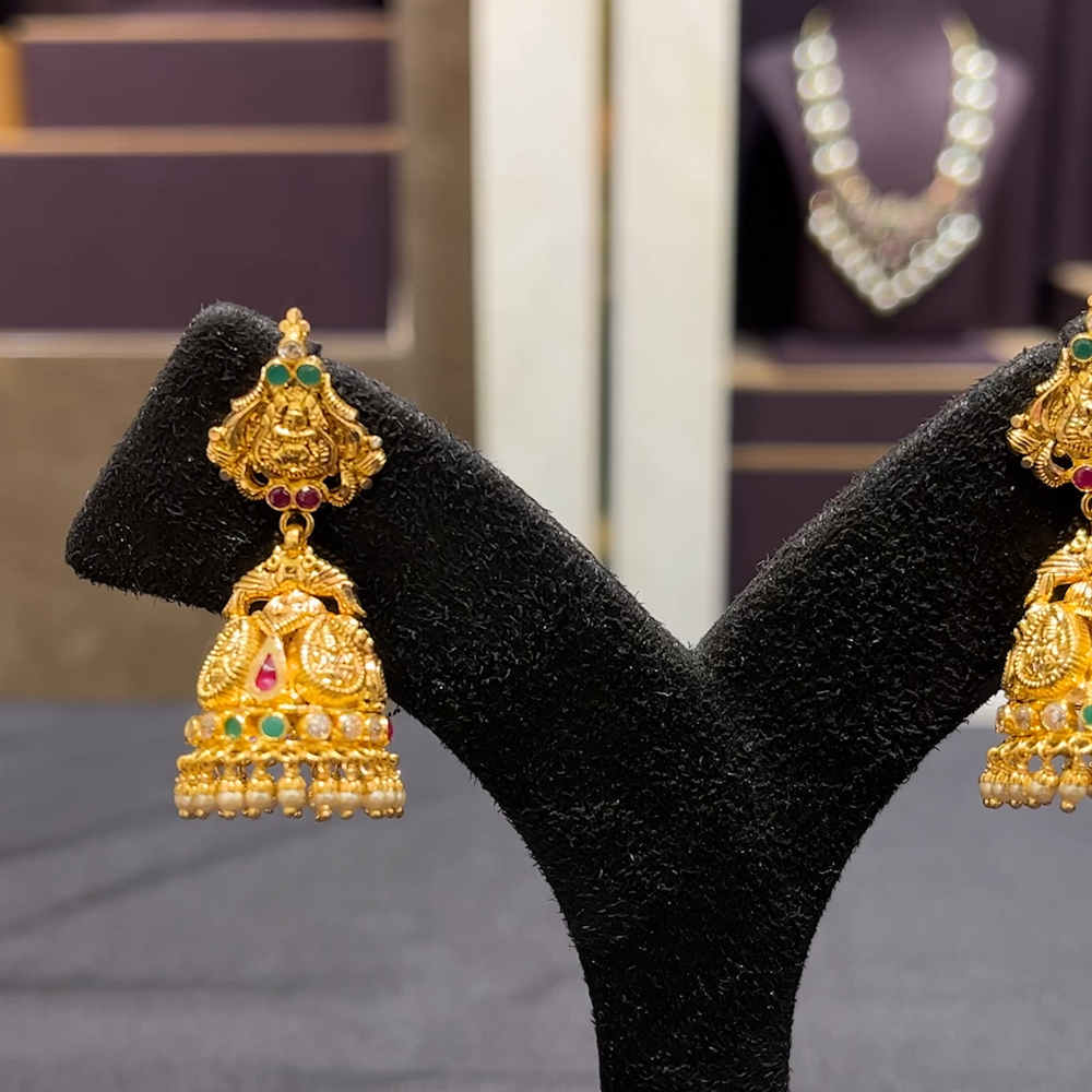 CMR 13.295gms EARRINGS 22K Yellow Gold