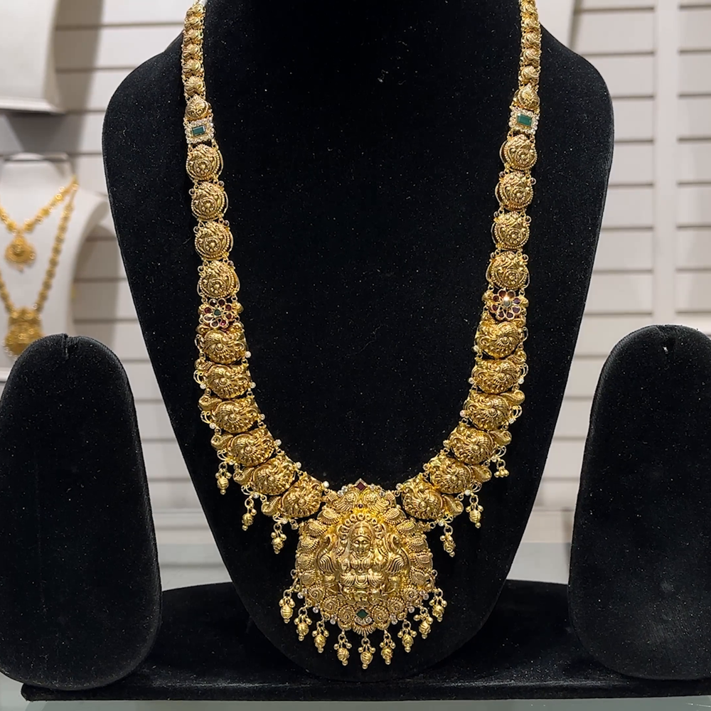 SOUTH INDIA 47.13gms HARAMS 22K Yellow Gold