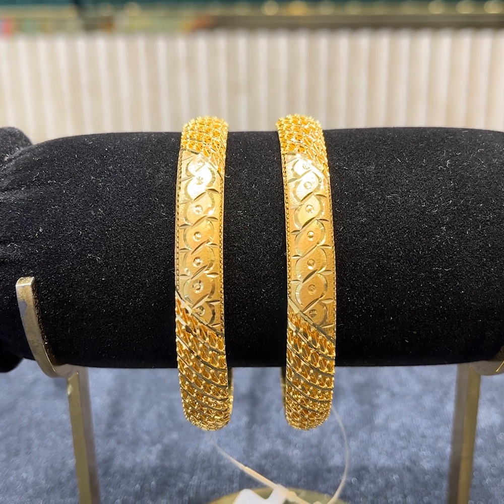 Kriya Jewellers 34.53gms BANGLES 22K Yellow Gold