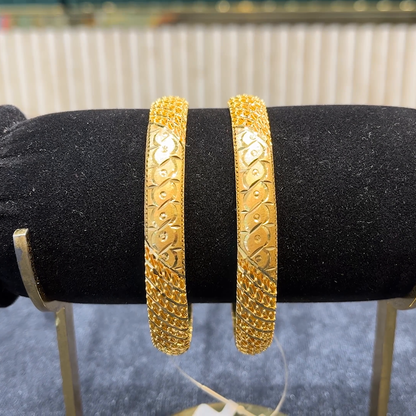 Kriya Jewellers 34.53gms BANGLES 22K Yellow Gold