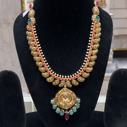 SOUTH INDIA 57.47gms NECKLACE 22K Yellow Gold