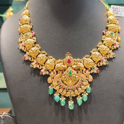 Chennai Shopping Mall 33.34gms NECKLACE 22K Antique