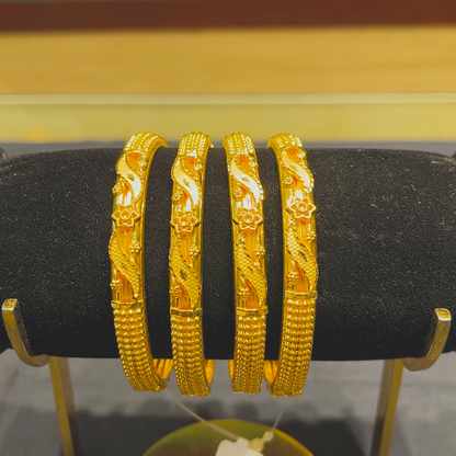 CMR 44.455gms BANGLES 22K Yellow Gold