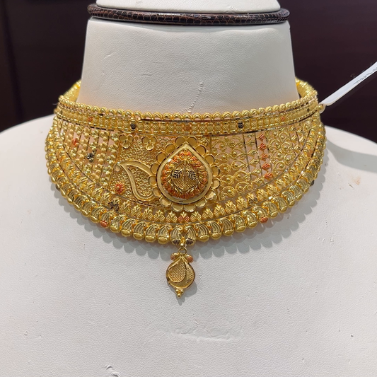 CMR 22.549gms CHOKER 22K Yellow Gold