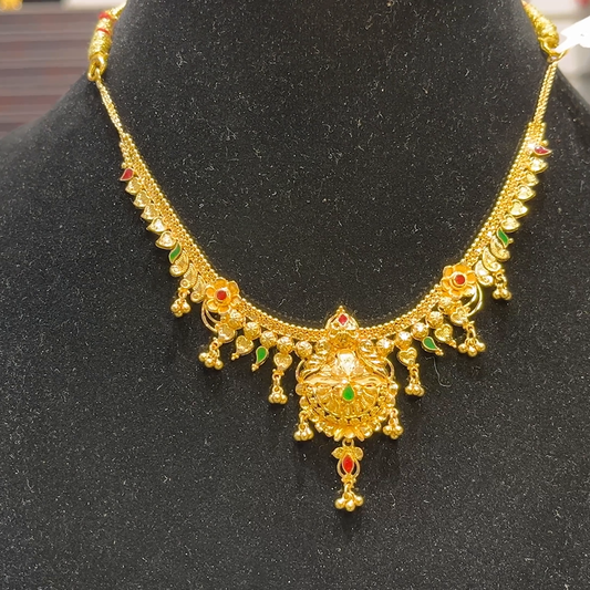 SOUTH INDIA 15.058gms NECKLACE 22K Yellow Gold