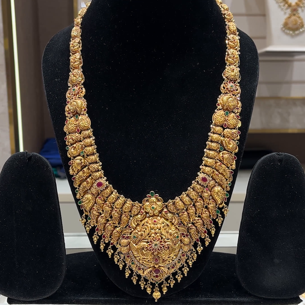 SOUTH INDIA 72.89gms HARAMS 22K Yellow Gold