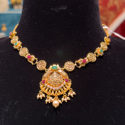 Anu Jewellers 9.17gms NECKLACE 22K Yellow Gold