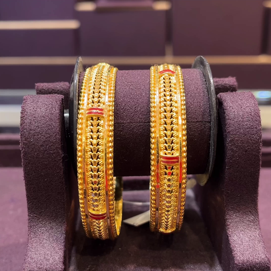 CMR 34.563gms BANGLES 22K Yellow Gold