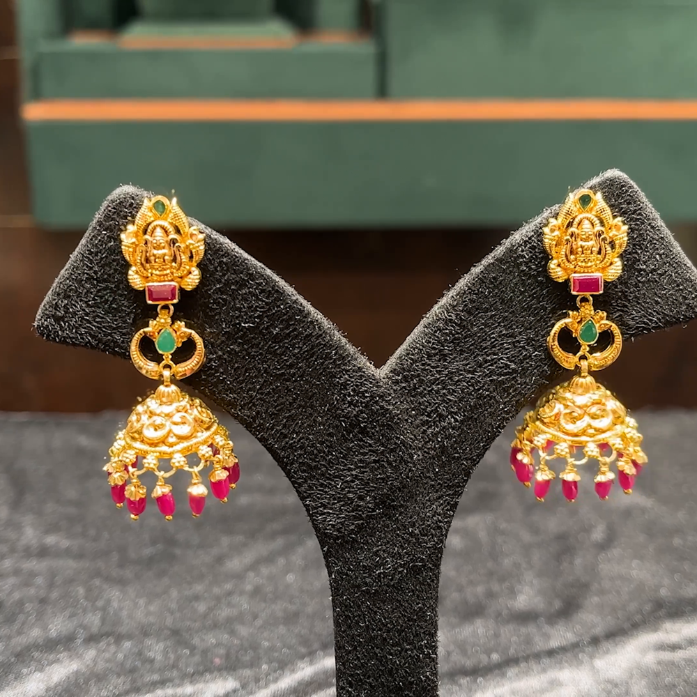 CMR 10.334gms EARRINGS 22K Yellow Gold