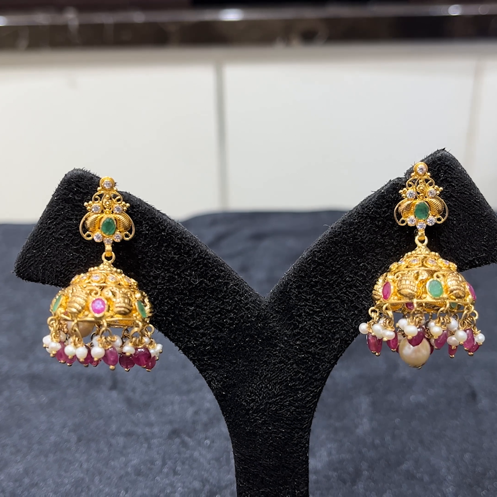 MUKUNDA JEWELLERS 15.9gms EARRINGS 22K Yellow Gold