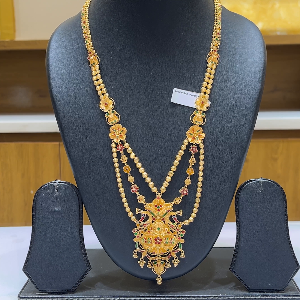 MUKUNDA JEWELLERS 54.645gms NECKLACE 22K Nakshi