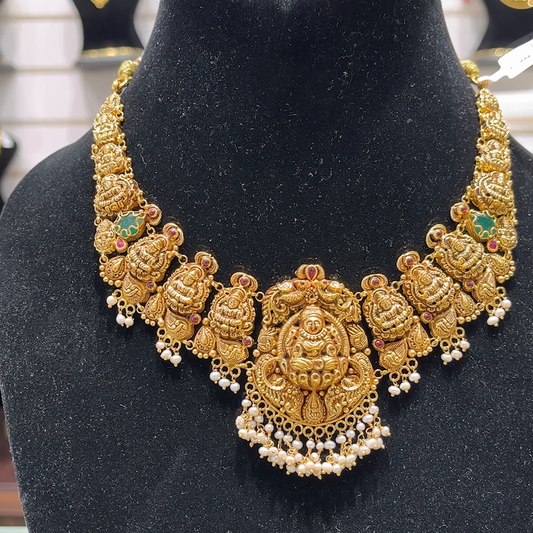 SOUTH INDIA 30.765gms NECKLACE 22K Yellow Gold