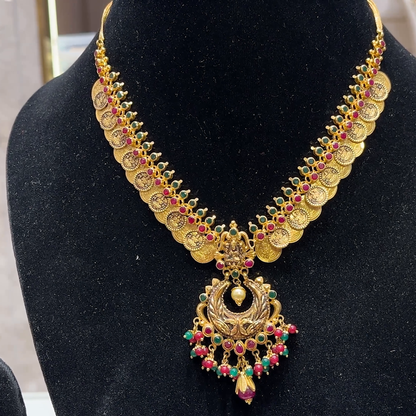 SOUTH INDIA 22.19gms NECKLACE 22K Yellow Gold