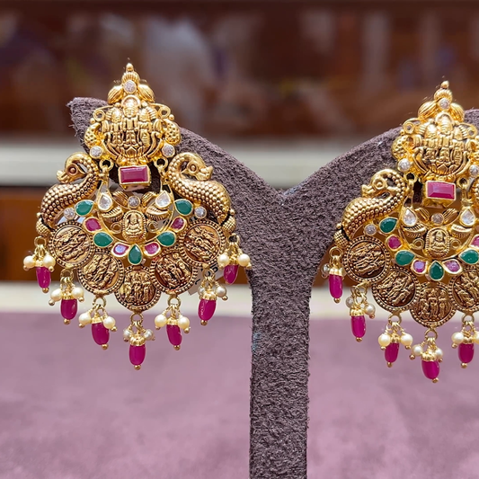 MUKUNDA JEWELLERS 13.432gms EARRINGS 22K Antique