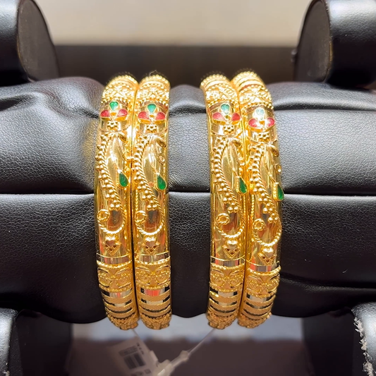 CMR 48.005gms BANGLES 22K Yellow Gold