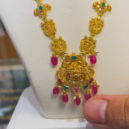 Anu Jewellers 11.47gms NECKLACE 22K Yellow Gold