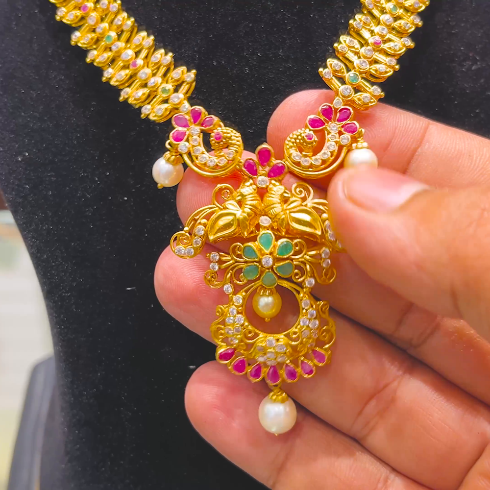 SOUTH INDIA 26.415gms NECKLACE 22K Yellow Gold