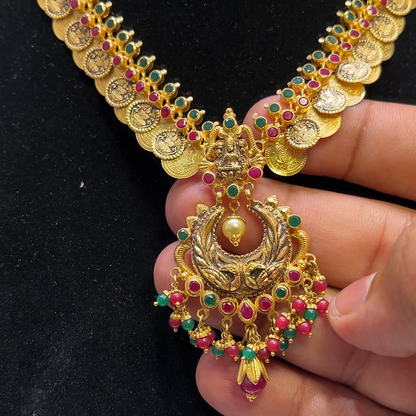 SOUTH INDIA 22.19gms NECKLACE 22K Yellow Gold