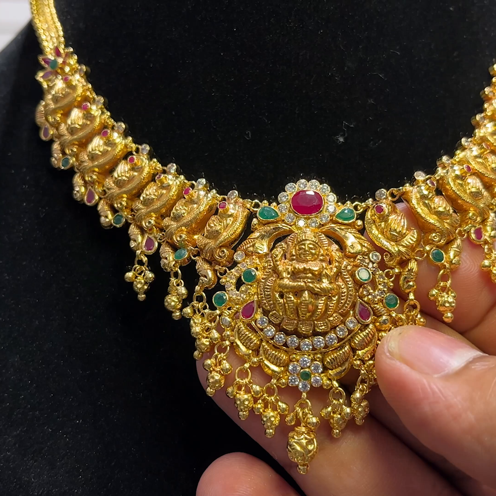 SOUTH INDIA 22.918gms NECKLACE 22K Yellow Gold